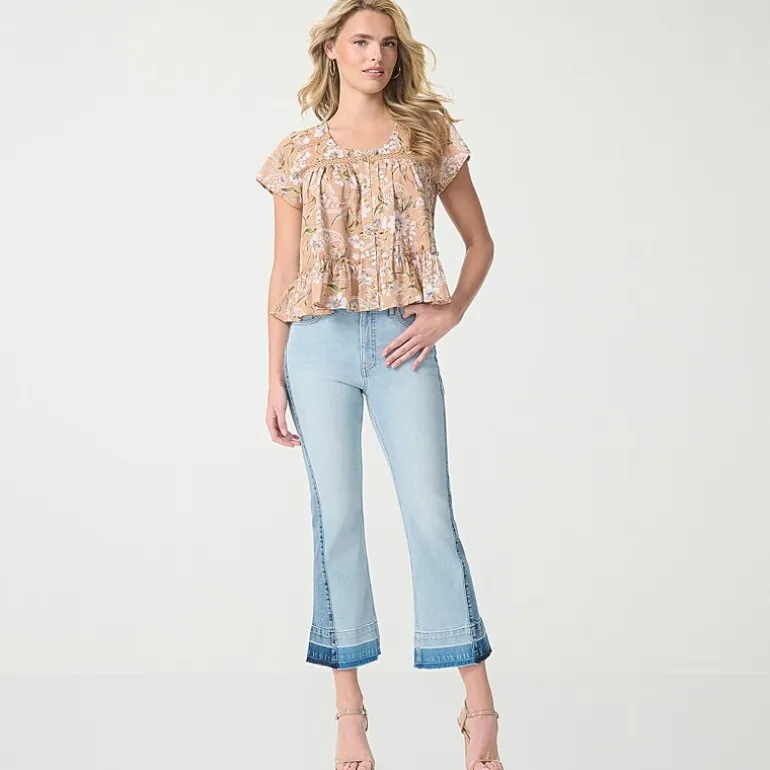 JS Jessica Simpson Womens High Rise Flare Leg Jean