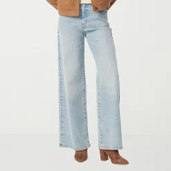 JS Jessica Simpson Womens High Rise Wide Leg Jean
