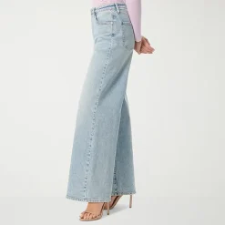 JS Jessica Simpson Womens High Rise Wide Leg Jean