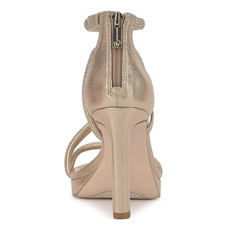 JS Jessica Simpson Womens Round Open Toe Stiletto Heel Pumps