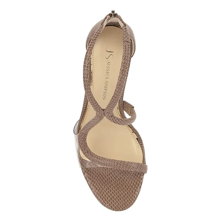 JS Jessica Simpson Womens Round Open Toe Stiletto Heel Pumps