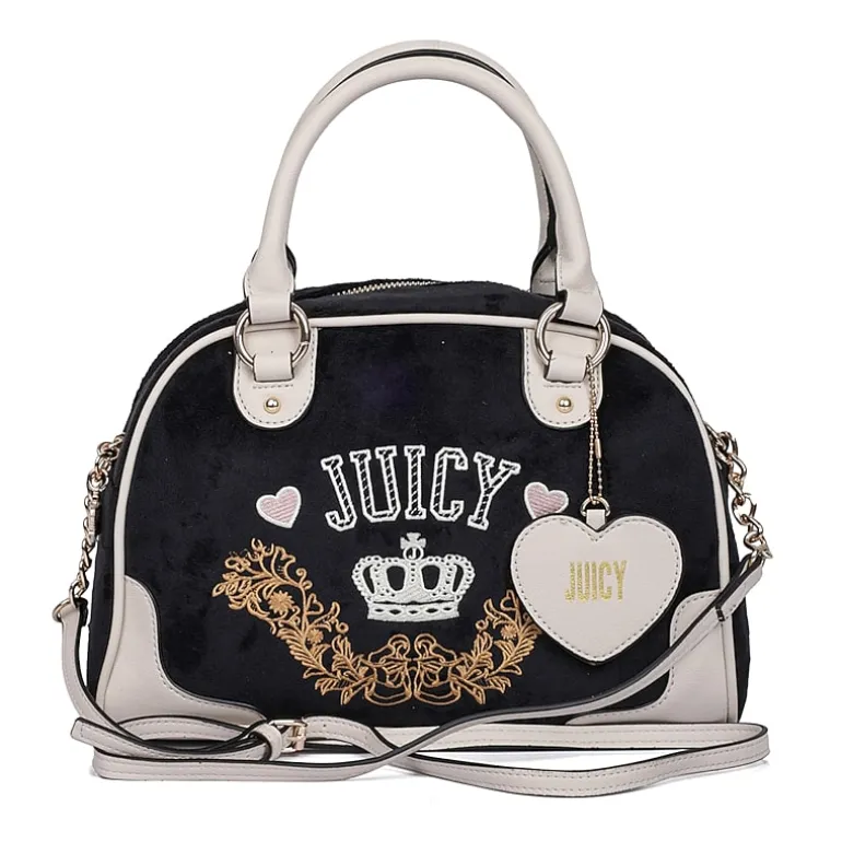 Juicy By Juicy Couture Retro Chic Velour Satchel