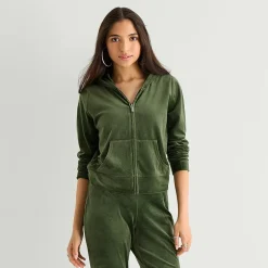 Juicy By Juicy Couture Womens Juniors Lightweight Track Jacket