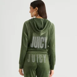 Juicy By Juicy Couture Womens Juniors Lightweight Track Jacket
