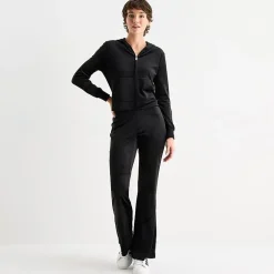 Juicy By Juicy Couture Womens Juniors Hooded Lightweight Track Jacket