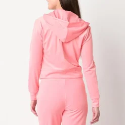 Juicy By Juicy Couture Womens Juniors Midweight Track Jacket