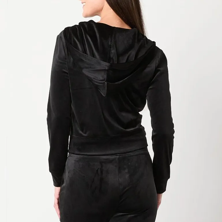 Juicy By Juicy Couture Womens Juniors Midweight Track Jacket