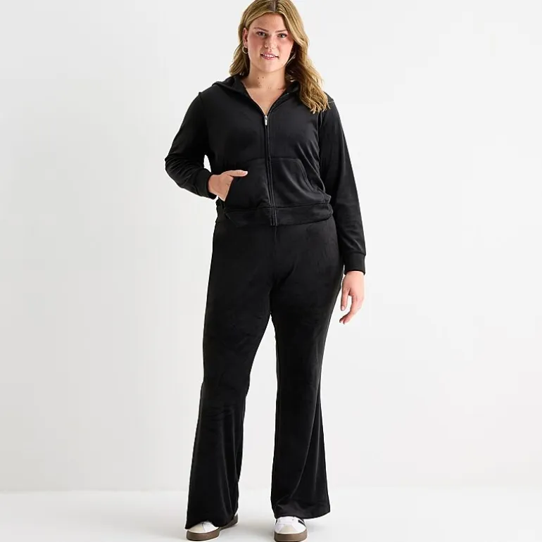 Juicy By Juicy Couture Womens Juniors Plus Lightweight Track Jacket