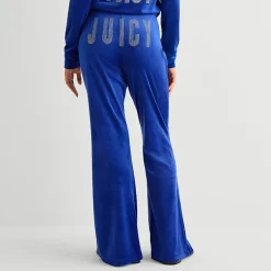 Juicy By Juicy Couture Womens Juniors Flare Mid Rise Track Pant