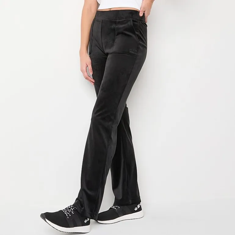 Juicy By Juicy Couture Womens Juniors Straight Mid Rise Track Pant