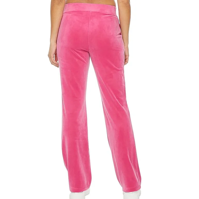 Juicy By Juicy Couture Womens Juniors Straight Mid Rise Track Pant