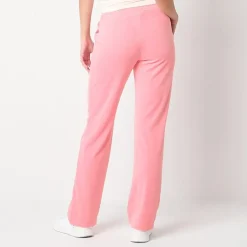Juicy By Juicy Couture Womens Juniors Straight Mid Rise Track Pant