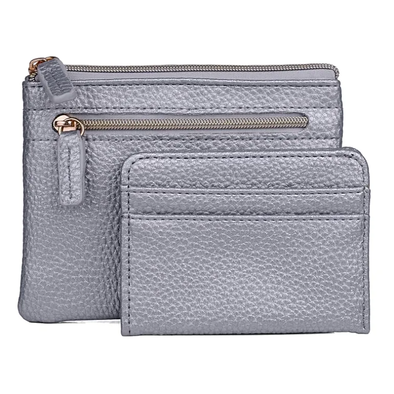 Julia Buxton Large Id Coin Case Womens Rfid Blocking Wallet