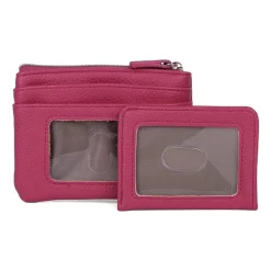 Julia Buxton Large Id Coin Case Womens Rfid Blocking Wallet