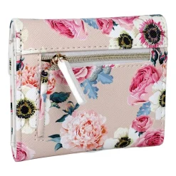 Julia Buxton Mini Womens Rfid Blocking Trifold Wallet