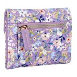 Julia Buxton Mini Womens Rfid Blocking Trifold Wallet