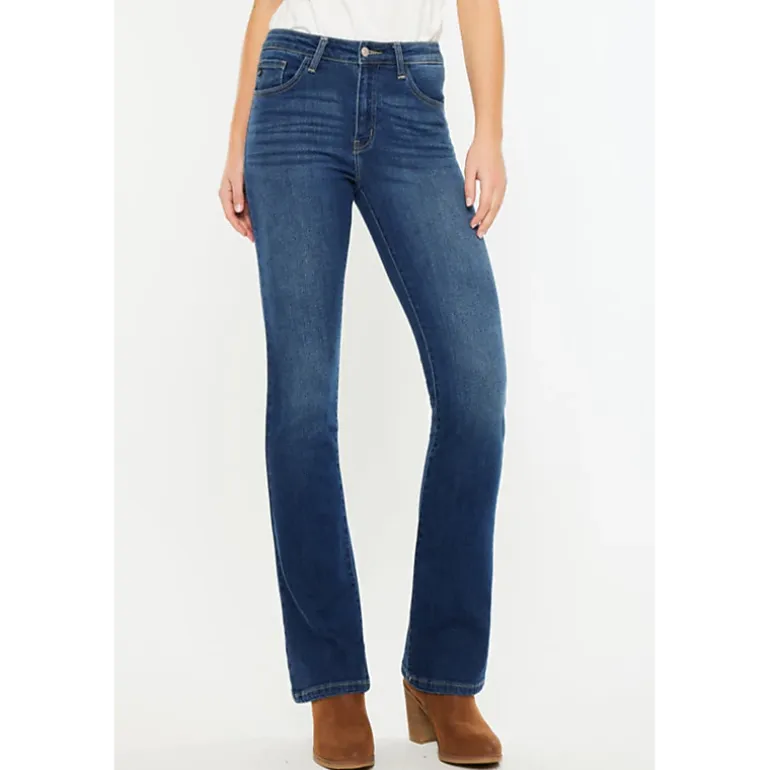 KanCan Women's Essentials High Rise Bootcut Jeans Denver