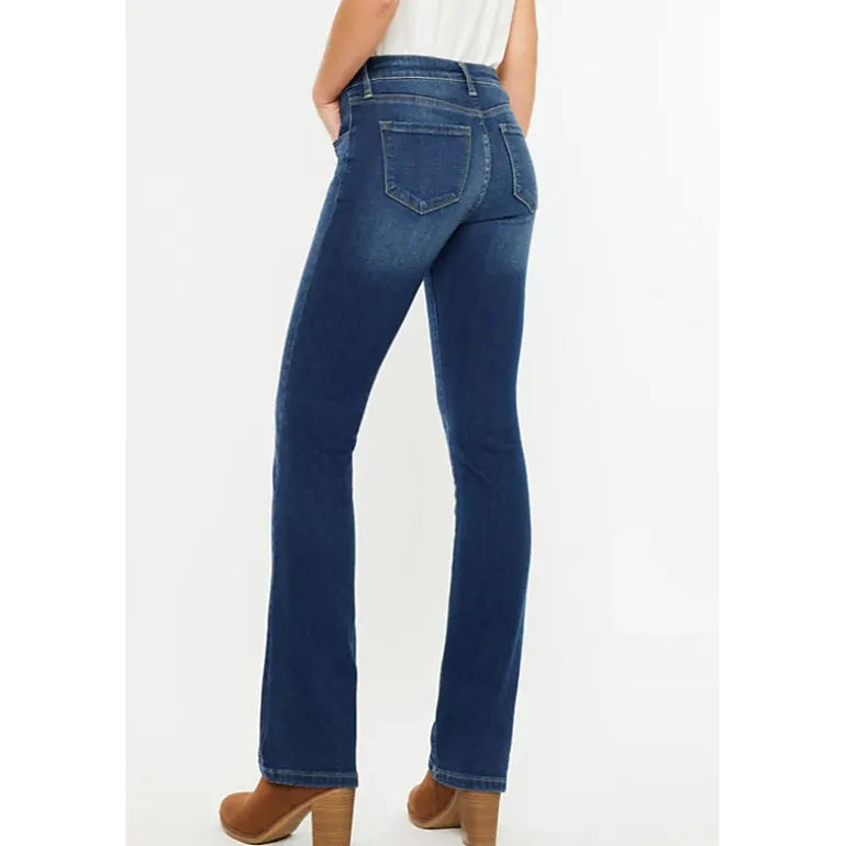KanCan Women's Essentials High Rise Bootcut Jeans Denver