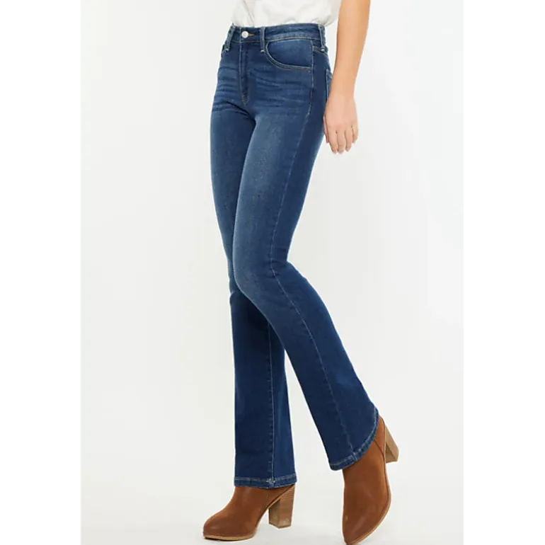 KanCan Women's Essentials High Rise Bootcut Jeans Denver
