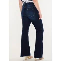 KanCan Women's Plus Size High Rise Flare Jeans Gill