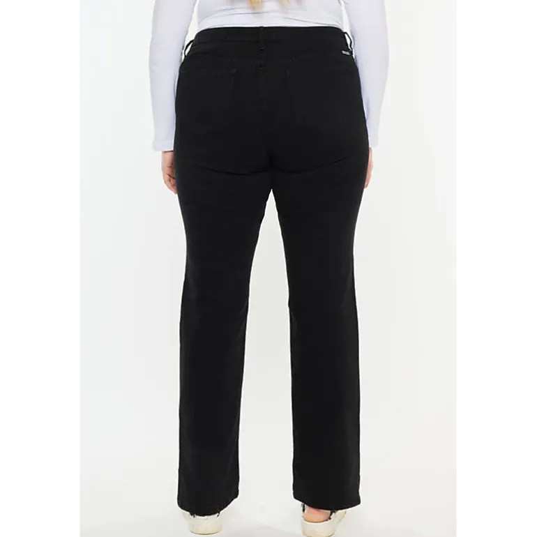 Kancan Women's Plus Size Mid Rise Bootcut Jeans Erin