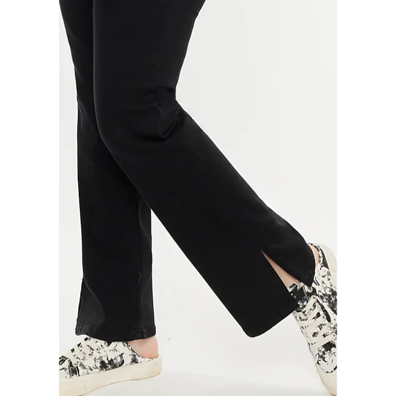 Kancan Women's Plus Size Mid Rise Bootcut Jeans Erin