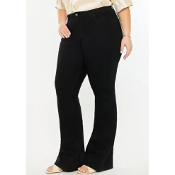 KanCan Women's Plus Size Mid Rise Flare Jeans Gabriel