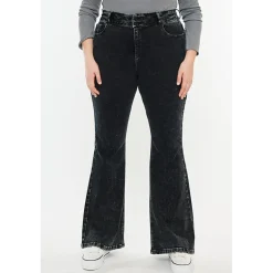 KanCan Women's Plus Size Ultra High Rise Flare Jeans Amirah