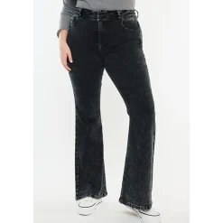 KanCan Women's Plus Size Ultra High Rise Flare Jeans Amirah