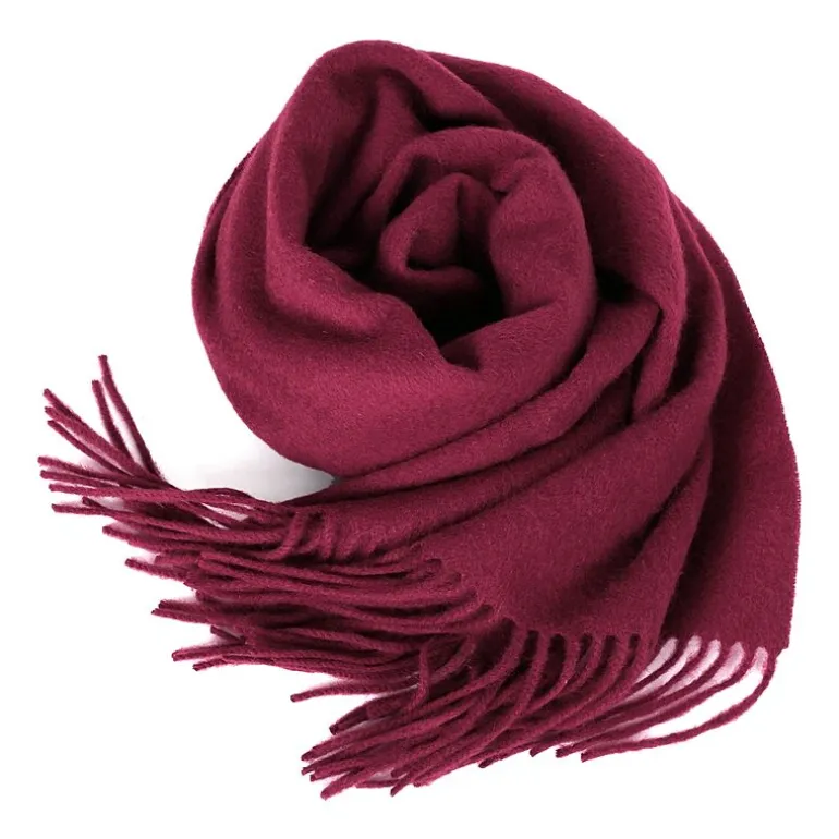 Karla Hanson Fringe Wool Blanket Scarf