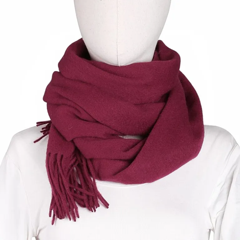 Karla Hanson Fringe Wool Blanket Scarf