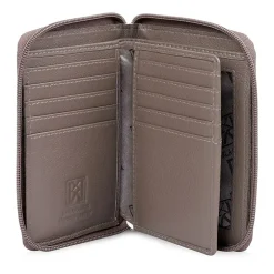 Karla Hanson Womens Rfid Blocking Zip Around Wallet