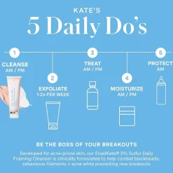 Kate Somerville Eradikate Daily Foaming Mini 1 Oz Facial Cleanser