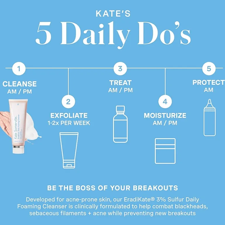 Kate Somerville Eradikate Daily Foaming Mini 1 Oz Facial Cleanser