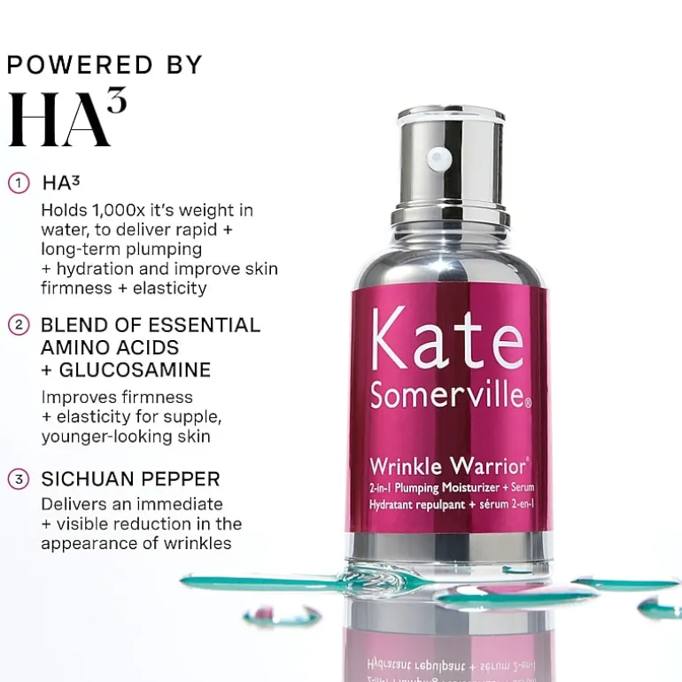 Kate Somerville Wrinkle Warrior® 2-In-1 Plumping Serum + Facial Moisturizer