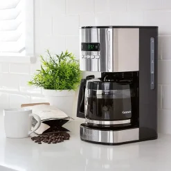 Kenmore Aroma Control Programmable 12-cup Coffee Maker- Black/Stainless