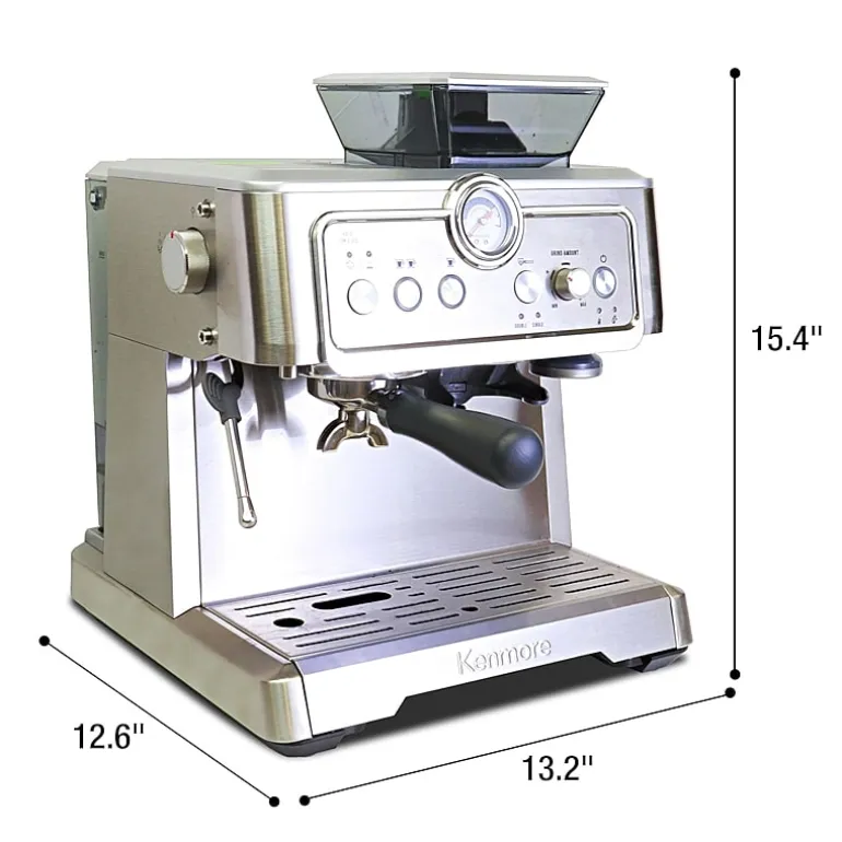 Kenmore Espresso Machine With Grinder & Milk Frother