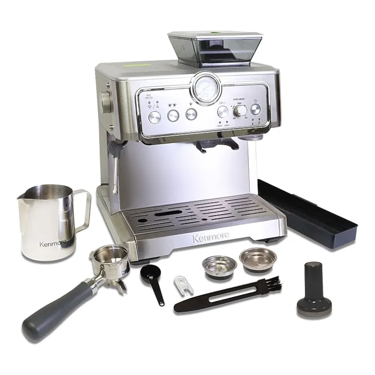 Kenmore Espresso Machine With Grinder & Milk Frother