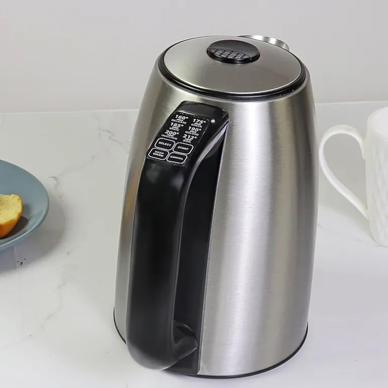 Kenmore 1.7L Cordless Electric Tea Kettle with 6 Temperature Pre-Sets