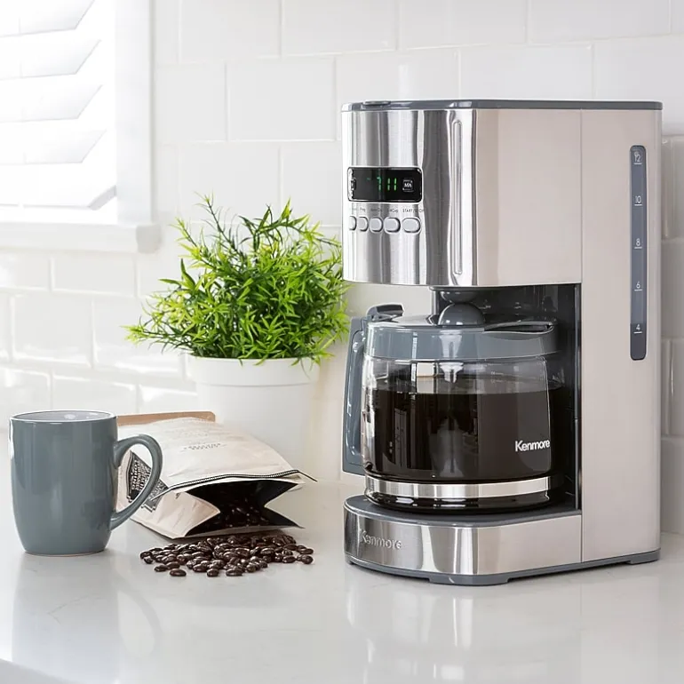 Kenmore® Programmable 12-cup Coffee Maker - Stainless Steel