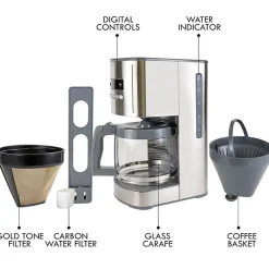 Kenmore® Programmable 12-cup Coffee Maker - Stainless Steel