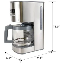 Kenmore® Programmable 12-cup Coffee Maker - Stainless Steel