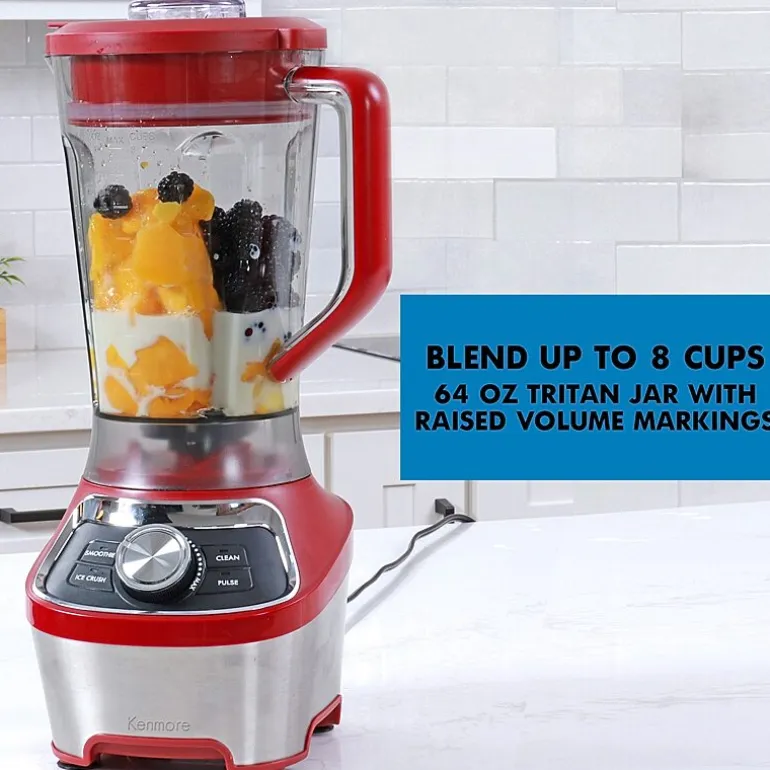 Kenmore Stand Blender With Built-In Smoothie And Ice Crush Functions