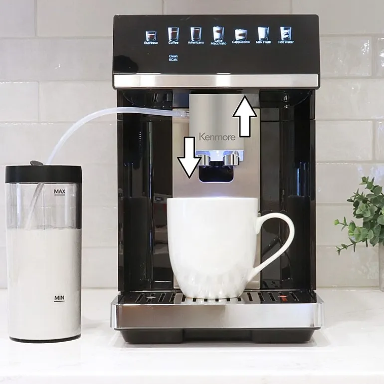 Kenmore Super-Automatic Espresso Machine + Coffee Maker