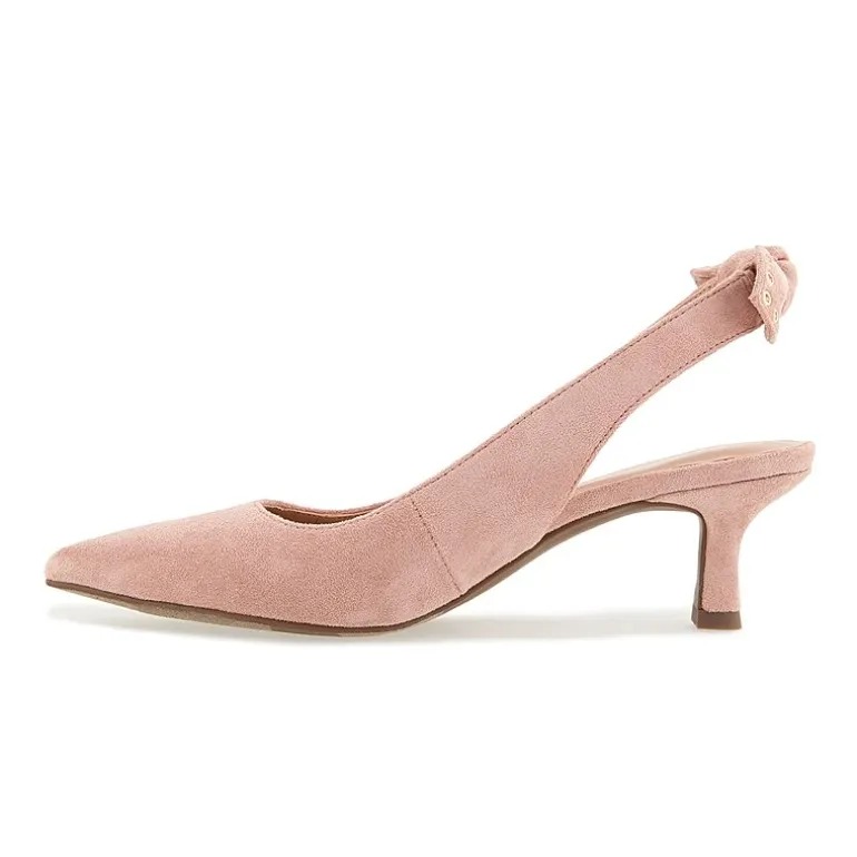 Kensie Olympia Womens Pointed Closed Toe Kitten Heel Pumps