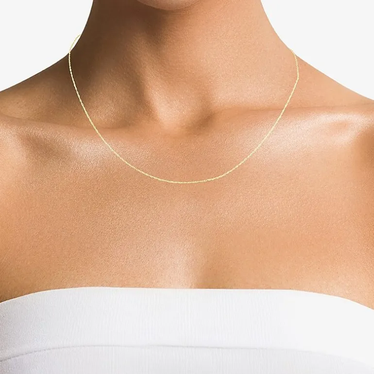 10K Gold Birthstone Babies Chain Necklace