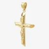 14K Gold Crucifix Pendant