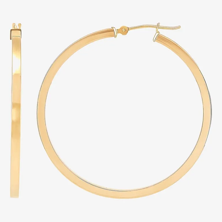 14K Gold Hoop Earrings