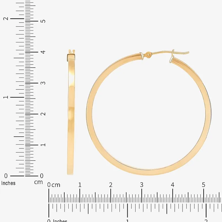 14K Gold Hoop Earrings