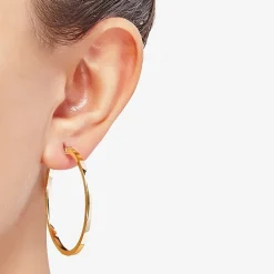 14K Gold Hoop Earrings